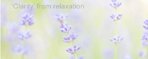 Relaxation provides clarity - Enjoy a Session to-day
