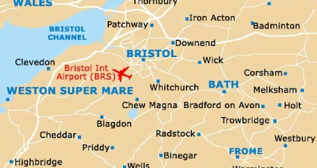 Bristol Area Map